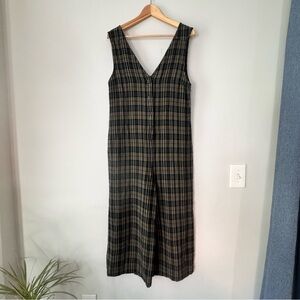 Plaid Jumpsuit